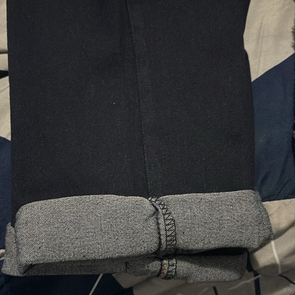 Women's Navy Ankle Jeans - Picture 3 of 5